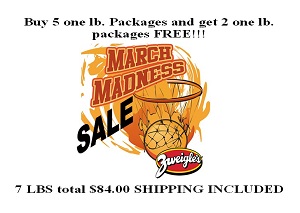  Buy 5 packages (your choice) Zweigles Hot Dogs get 2 packages FREE!!!Includes Shipping $84.00